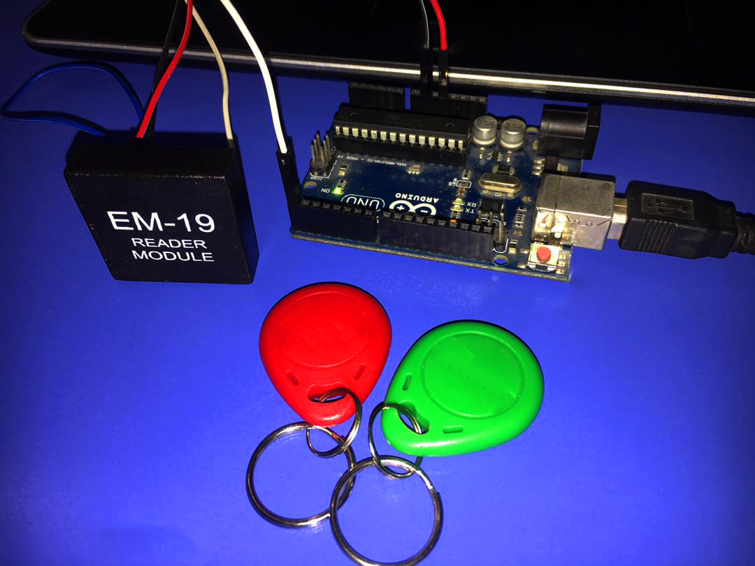 راه اندازی سیستم کنترل تردد مبتنی بر RFID ماژول EM-19